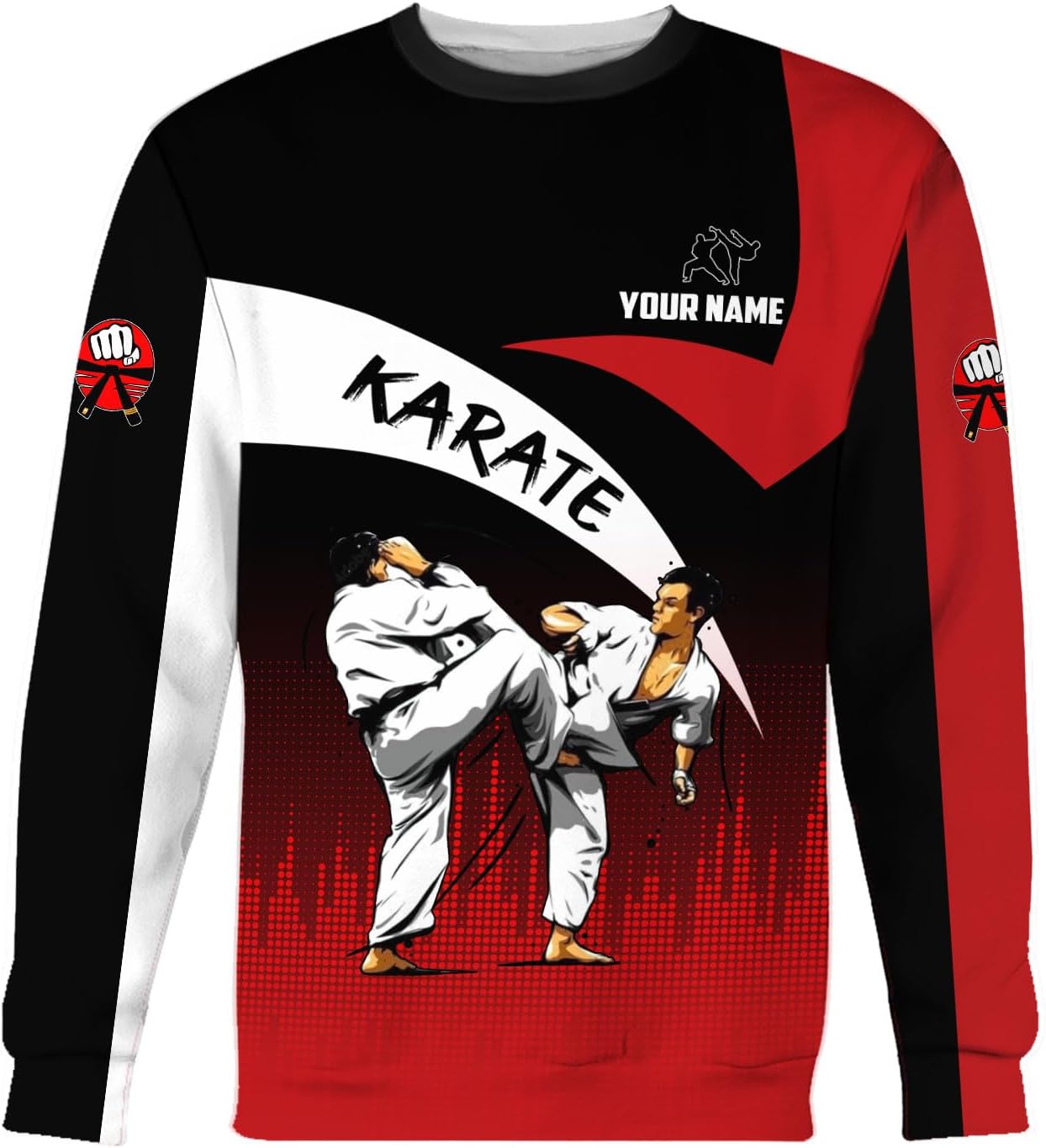 Personalized Karate 3D Tshirt Cool Karate Gift for Boys Girls Karate Lovers T-Shirt Karate Shirts Uniform S-5XL (HD289)