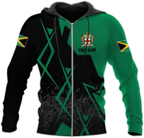 Mostprints Personalized Jamaica Hoodie Camisa Jamaica Hoodies Jamaica Sweaters Shirts Men & Women Jamaican Pride Shirt Gifts