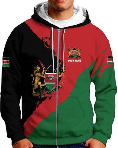 Personalized Kenya Flag 3D Shirts - Kenyan Pride Gift