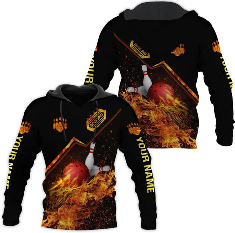 Pretyprints Personalized Bowling Shirt - Custom Bowling Gift for Women & Men