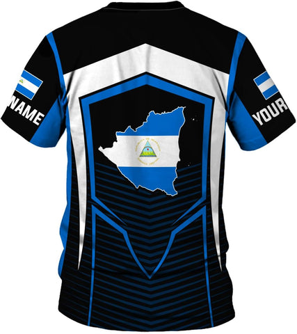 Personalized Nicaragua Shirt Custom Nicaragua Flag Lion Shirt for Men & Women Nicaraguan Camisas T-Shirt, Nicaragua Tshirt
