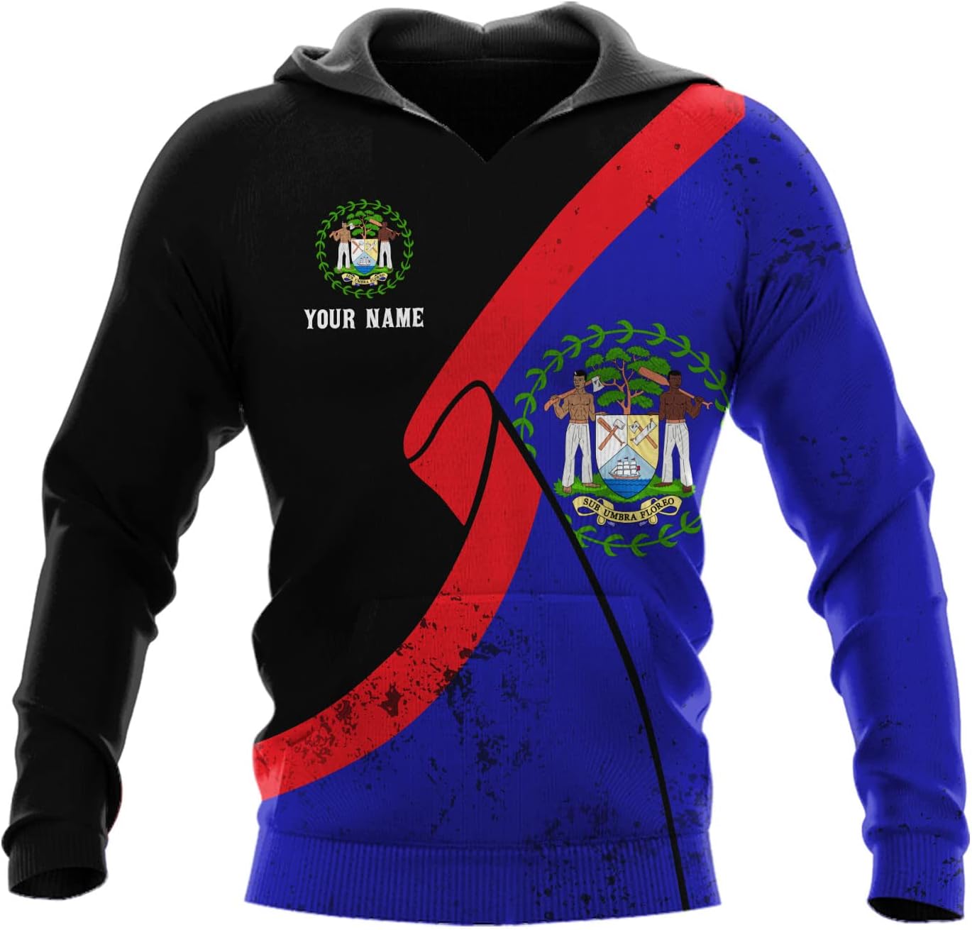 Personalized Belize Shirt for Men and Women, Coat of Arms of Belize Flag Flag Shirt, Belizean Country Flag Gift