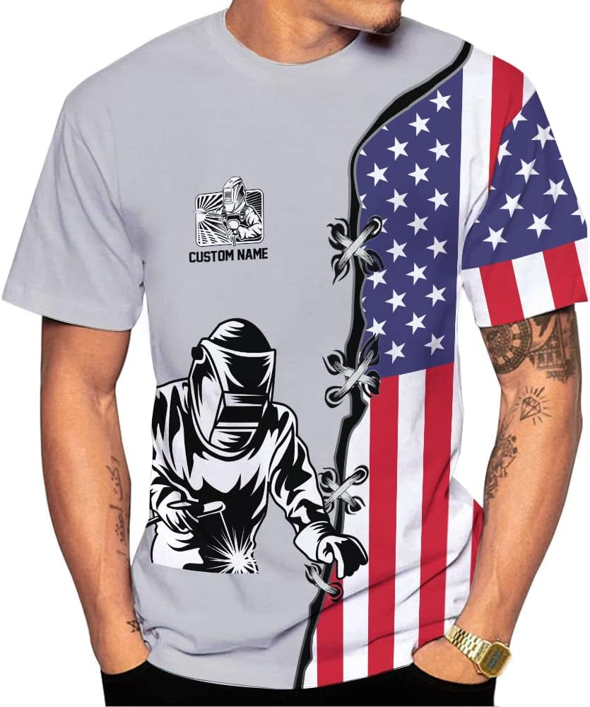 Personalized Welder Shirt 3D Unisex All Over Printed Sportwear Hoodie, TShirt, Zip Hoodie, Sweatshirt For Men Women