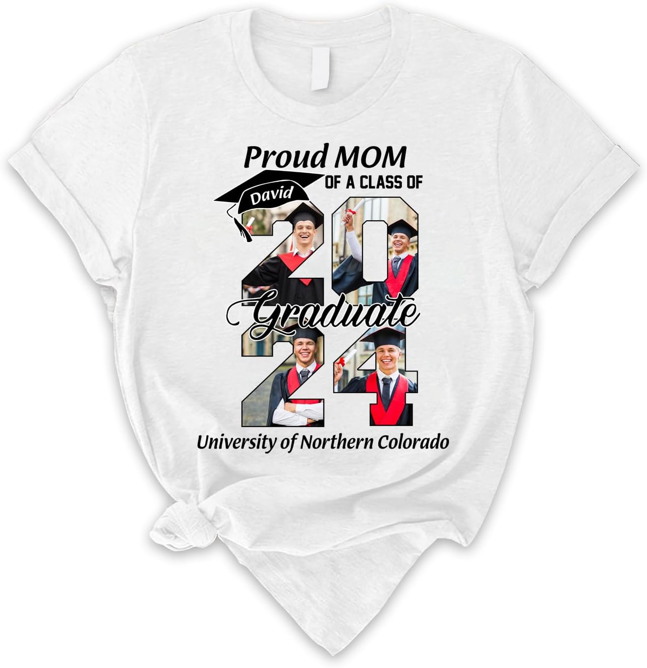 Personalized Graduation 2024 Shirt Proud Family of A Class of 2024 Graduate Class of 2024 Senior Class of 2024 Class of 2024