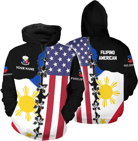 Custom Philippine 3D Shirt Men Women, Philippine T-Shirt Hoodies Filipino Flag Pinoy Shirt, Philippines Traditional Clothing