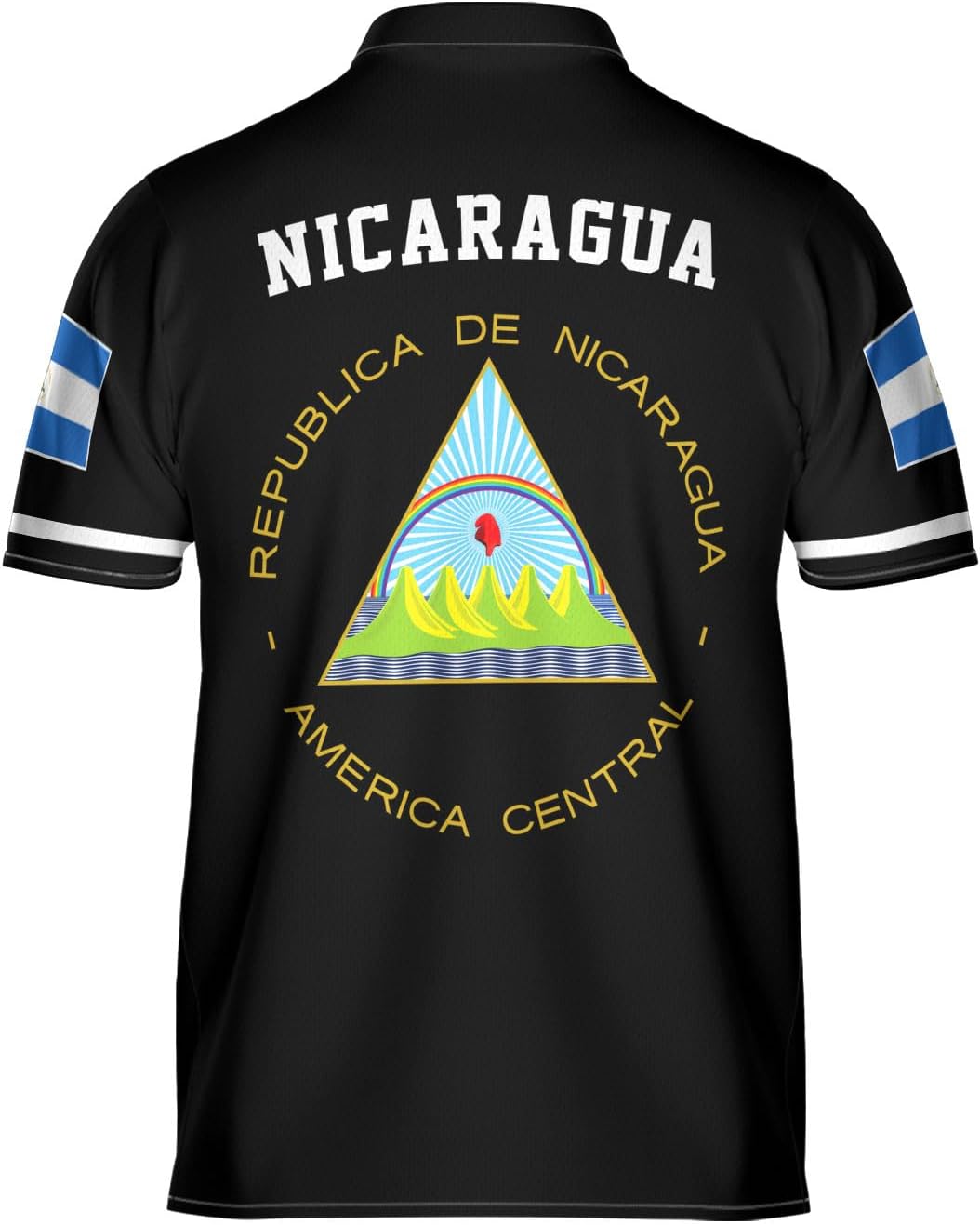 Mostprints Customized Nicaragua Jersey Shirt for Men Women Personalized Nicaraguan Jerseys with Name Nicaragua Shirts Unisex