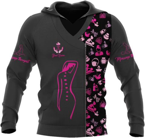 Personalized Massage Therapist Women's T-Shirt - Spa Uniform, Gift