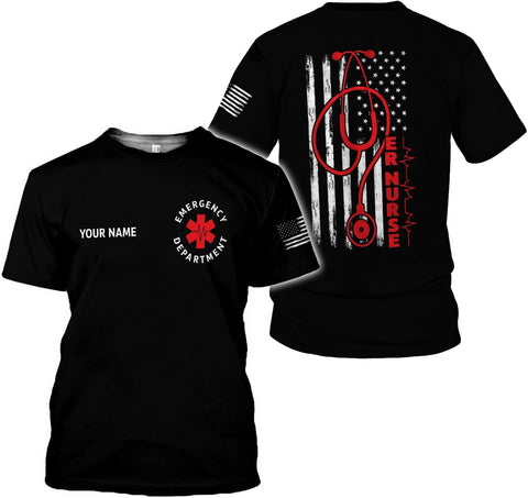 Custom Emergency Department Shirts for Nurse Emergency Department Emergency Room Nurse Department Healthcare Nurse Gift Shirt