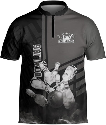 mostprints Personalized Bowling Jersey Gift 3D Custom Bowling Shirts for Team Name Bowl Bowler Shirt Unisex Cool Men Women