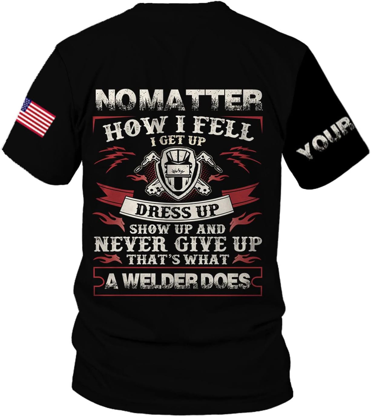 Personalized Welder Shirt Custom Welder Shirts Welding 3D T Shirts Welder Tshirt for Men and Women