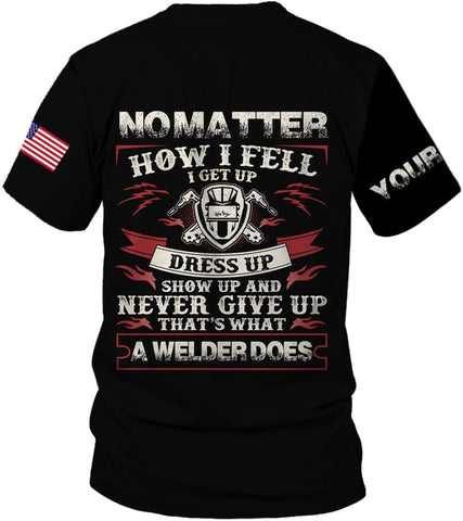 Personalized Welder Shirt Custom Welder Shirts Welding 3D T Shirts Welder Tshirt for Men and Women