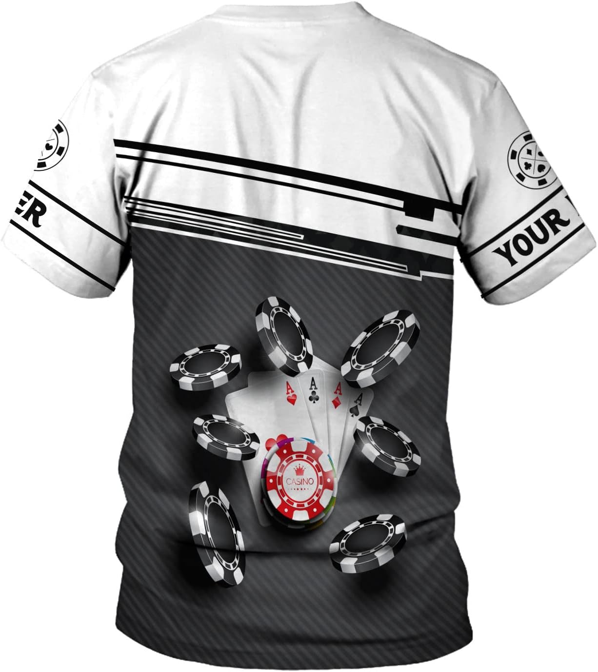 Royal Fight Personalized Poker Shirt 3D Funny Poker Shirt for Men Casino Poker Shirt Gifts Men Women Funny Poker Gift
