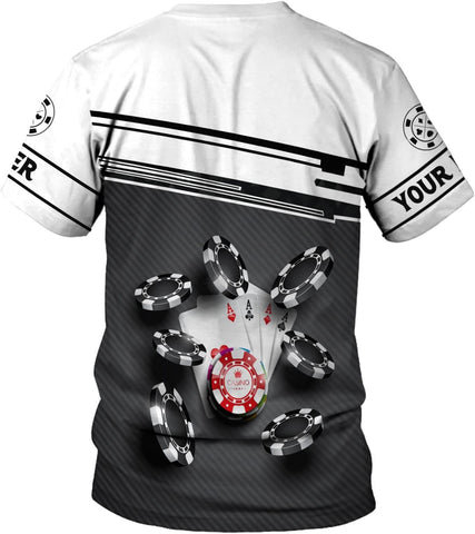 Royal Fight Personalized Poker Shirt 3D Funny Poker Shirt for Men Casino Poker Shirt Gifts Men Women Funny Poker Gift