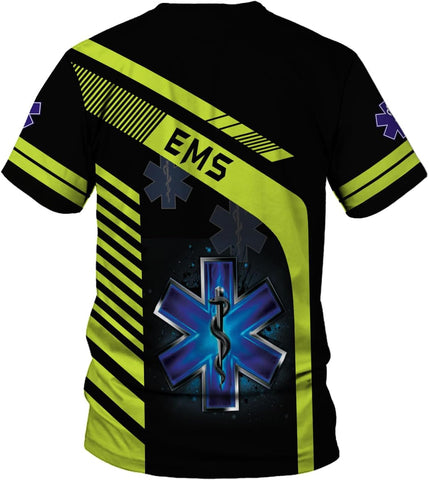 Podagree Personalized EMT Shirt, EMS Shirt, Customized EMS Shirts,EMT Paramedic Uniform Emergency Medical Technician Shirts