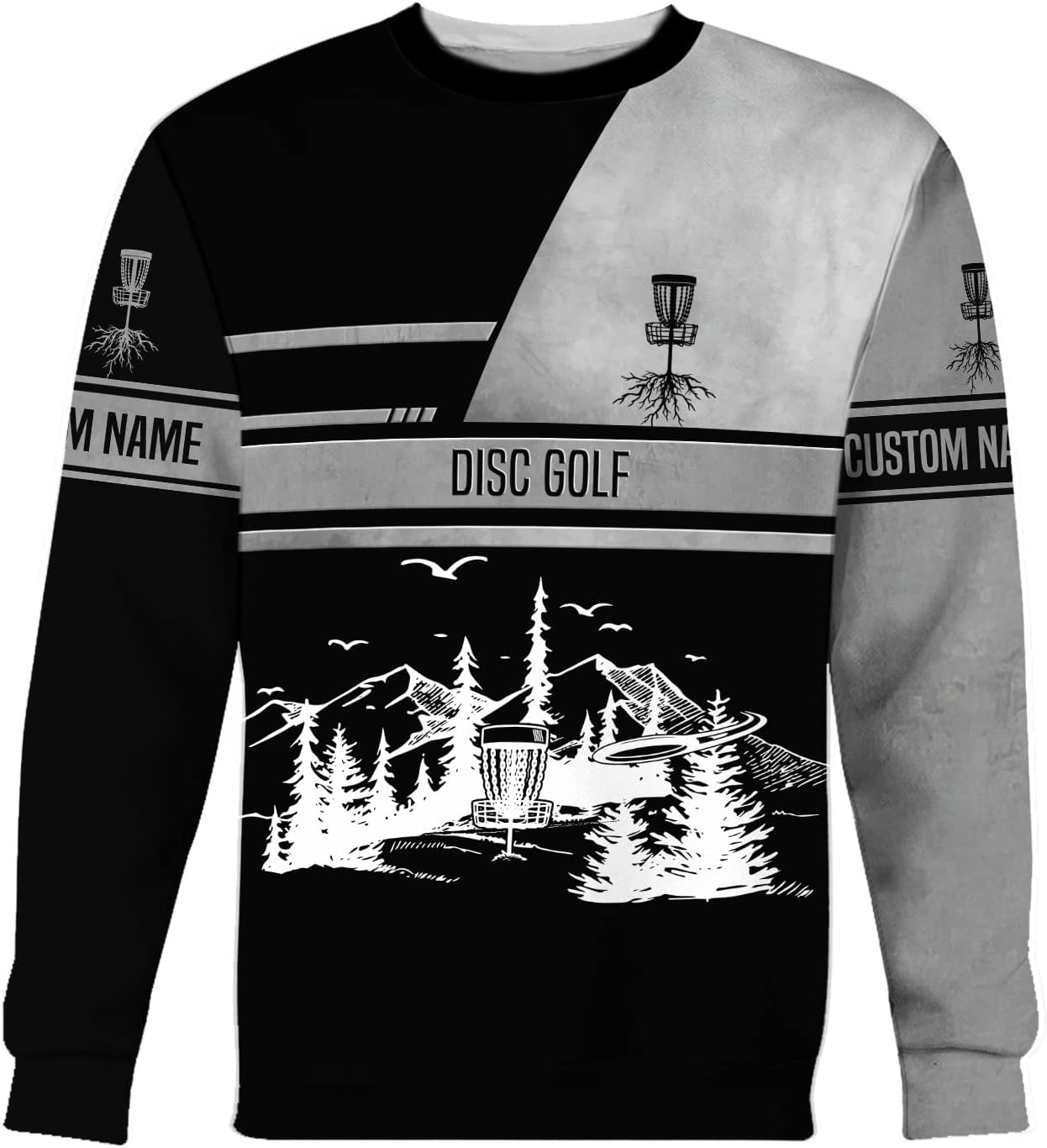 Personalized Disc Golf T-Shirt 3D All Over Printing S-5XL, Disc Golf Shirts for Men, Mens Disc Golf Tee Shirt
