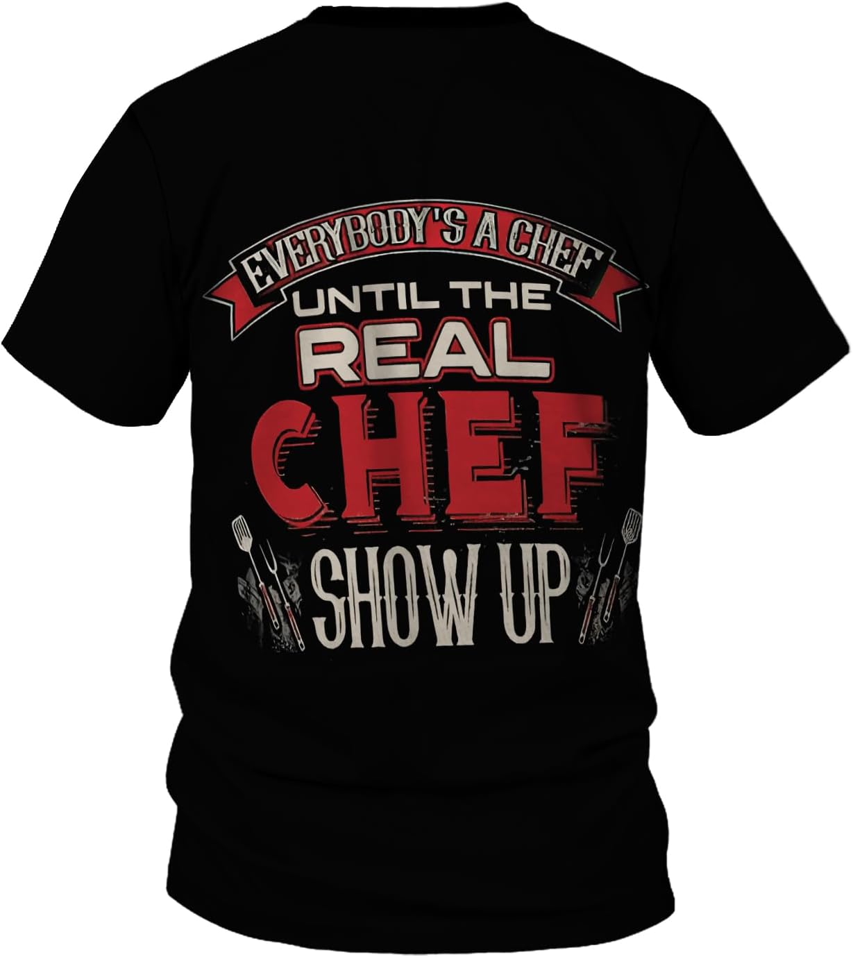 Custom Chef Shirt Chef Shirts for Men Gifts for Master Chef Lovers Custom Chef T Shirts for Men Funny 3D Chef Shirts for Men