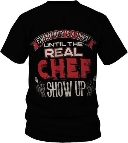 Custom Chef Shirt Chef Shirts for Men Gifts for Master Chef Lovers Custom Chef T Shirts for Men Funny 3D Chef Shirts for Men
