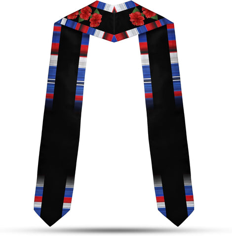 Personalized Puerto Rican Graduation Stole, Puerto Rican Graduation Sash 2025, Puerto Rico Graduation Sash