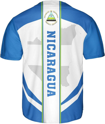 Podagree Personalized Nicaragua Baseball Jersey Shirt Name Nicaraguan Baseball Jersey for Men & Women Nicaraguan Camisas
