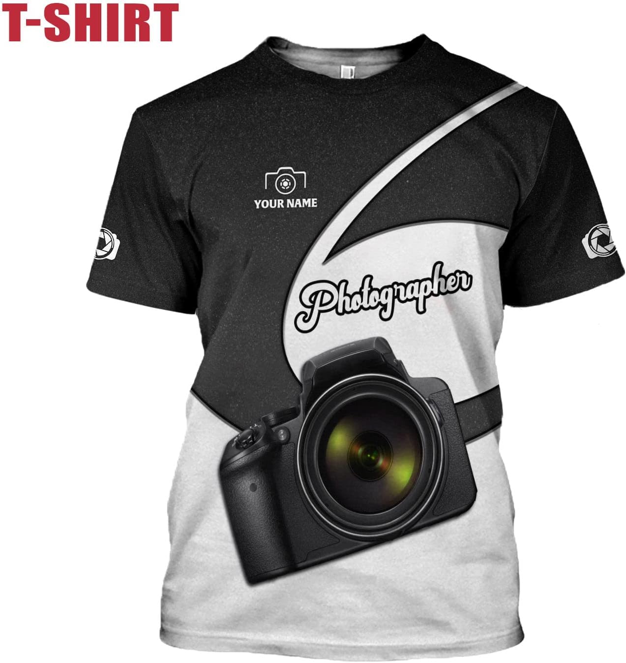 HomeDesign Personalized Photography Shirt Photographer Shirts Photographic Camera Tshirt Men & Women Photographer Gifts