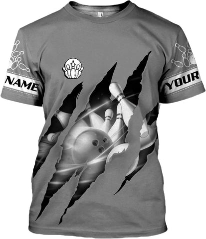 HomeDesign Personalized Name Bowling Shirts for Men & Women, Bowling Shirts for Team Bowling, Bowling Shirts Gift Unisex