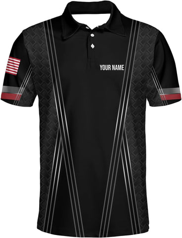 MoonArt Personalized Billiard Polo Shirts, Billiards Shirts for Men, Pool Shirts, 3D Billiards 8 Ball Pool, Billiard Team