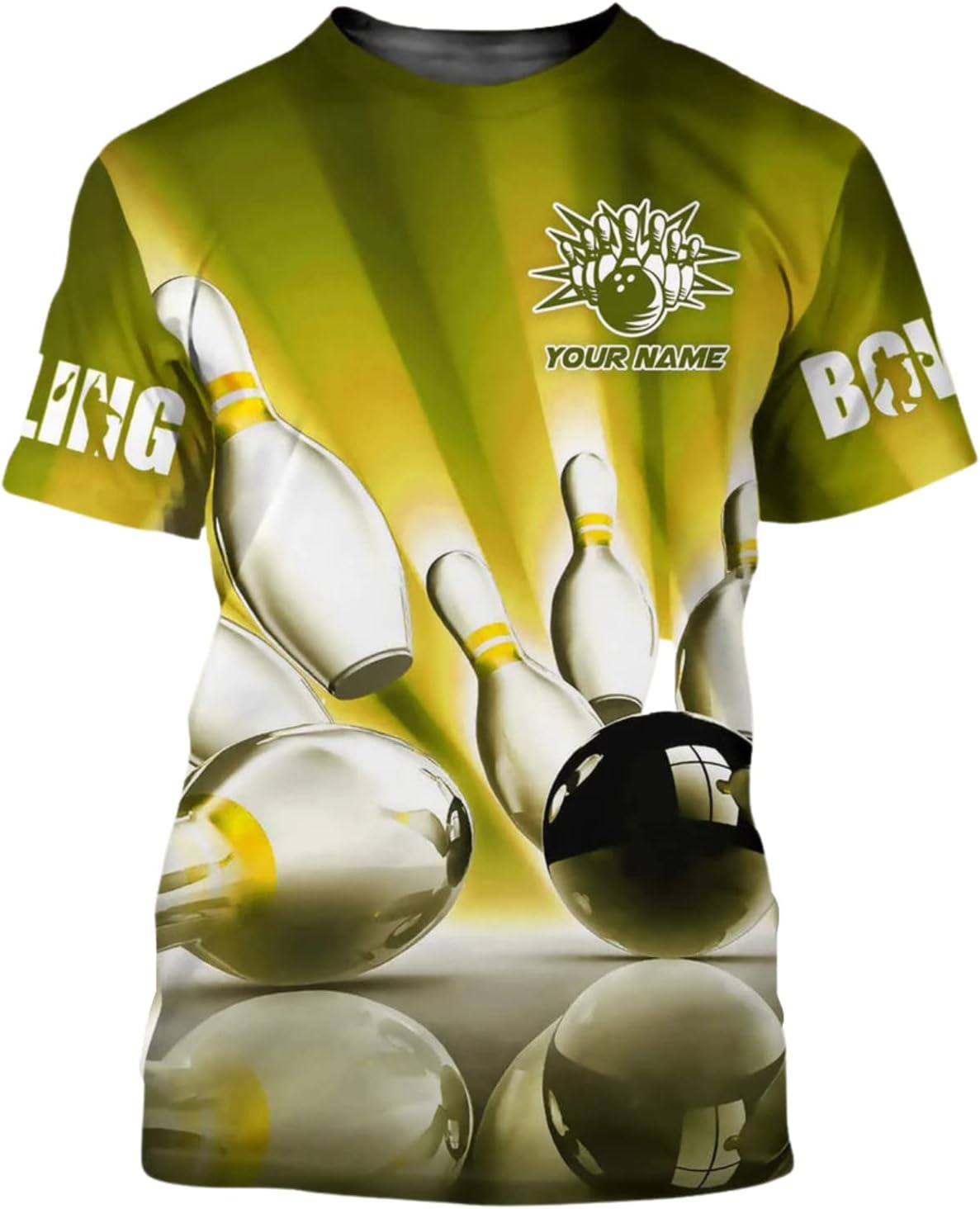 Personalized 3D All Over Print Bowling T Shirt, Men Bowling Shirts, Women Bowling Tshirt, Bowling Team Uniform, Bowling