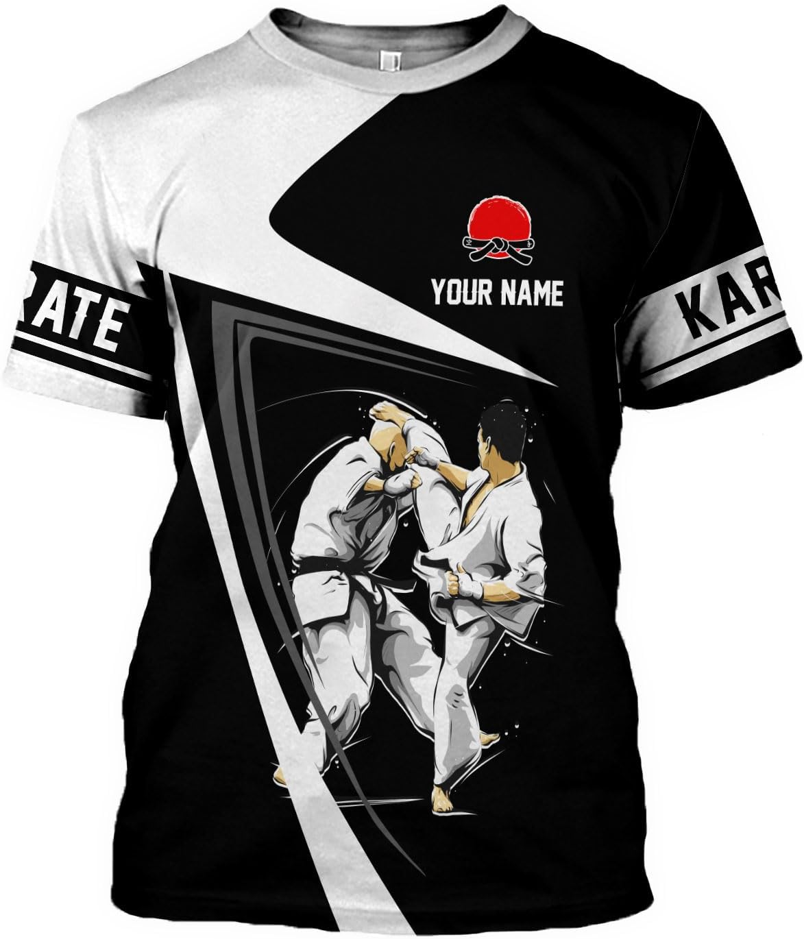 Personalized Karate 3D Tshirt Cool Karate Gift for Boys Girls Karate Lovers T-Shirt Karate Shirts Uniform S-5XL (HD288)