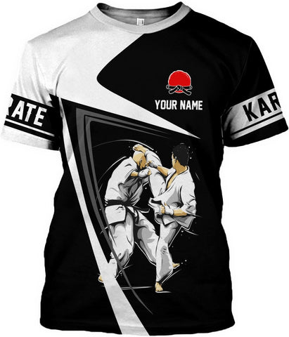 Personalized Karate 3D Tshirt Cool Karate Gift for Boys Girls Karate Lovers T-Shirt Karate Shirts Uniform S-5XL (HD288)