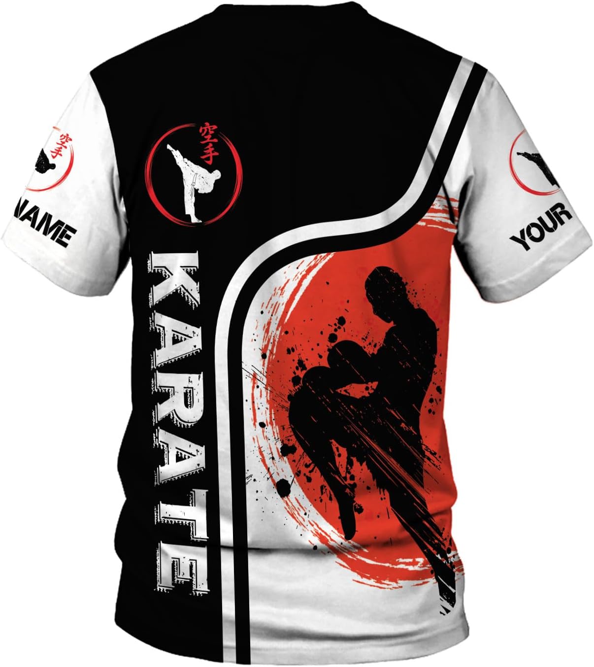 MAPrints Personalized Karate 3D Tshirt Cool Karate Gift for Boys Girls Karate Lovers T-Shirt Karate Shirts Uniform Size S-5XL