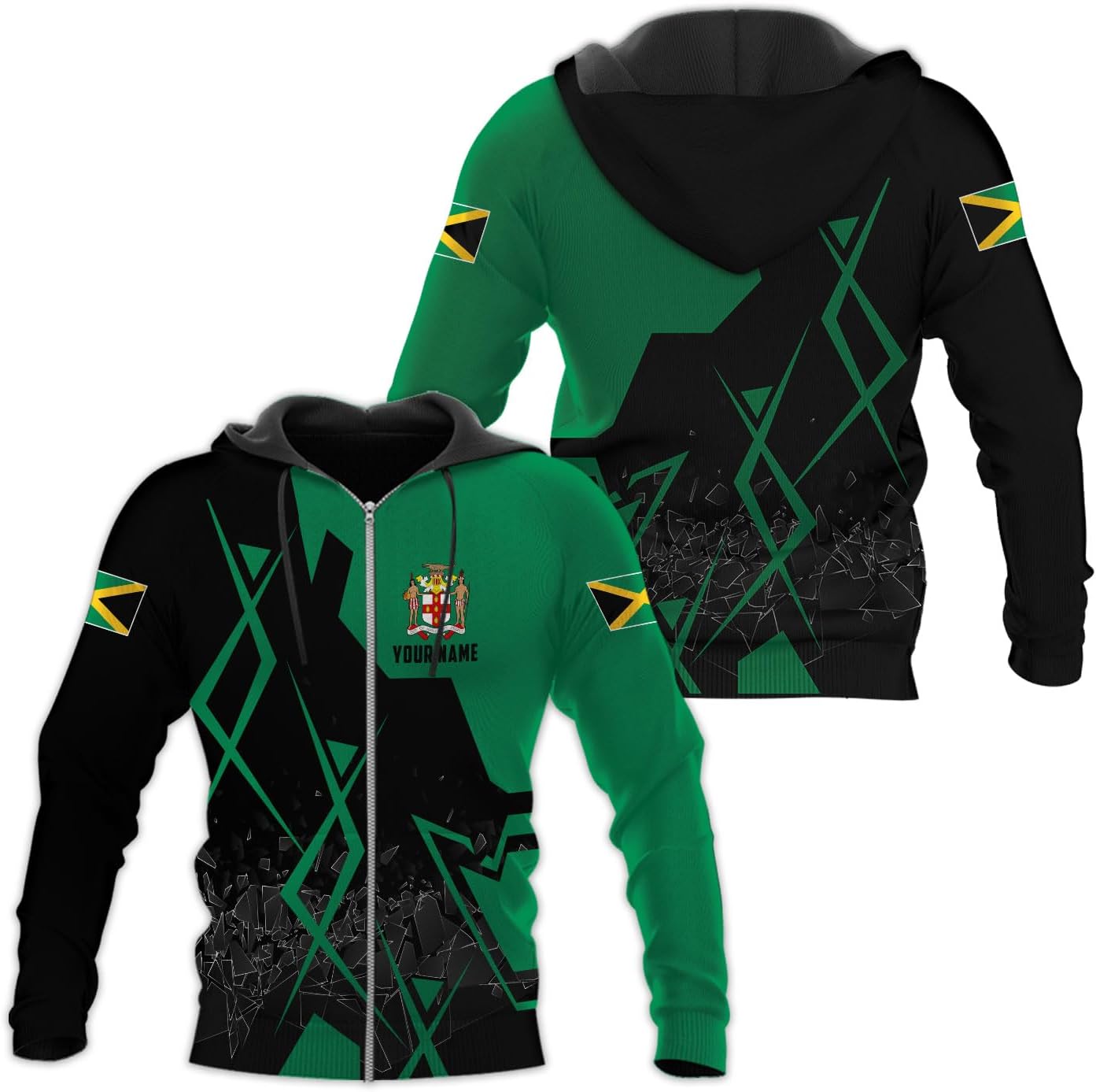 Personalized Jamaica Shirt Custom Jamaica Flag Lion Shirt for Men and Women, Jamaican Pride T-Shirt, Jamaica Tshirt Jamaicana