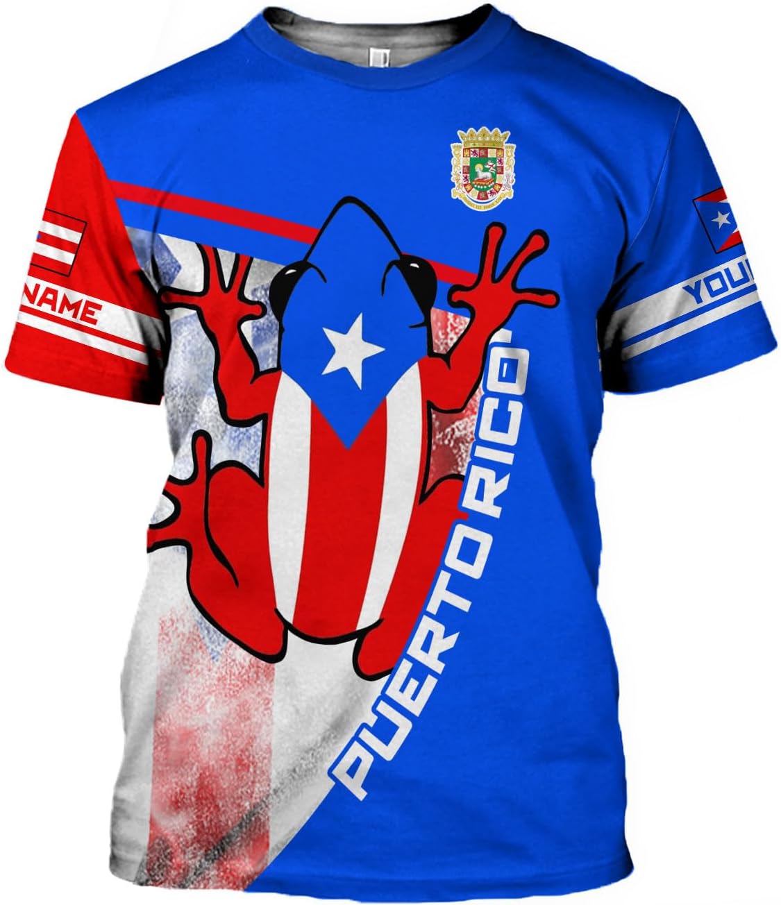 Mostefy Personalized Name Puerto Rico Shirt, Customized Puerto Rico Shirts for Men and Women, Puerto Rico Flag T-Shirt3