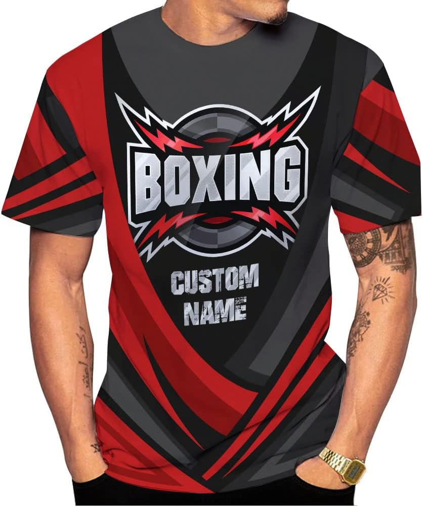 Personalized Boxing 3D Shirt, Gift Boxer T-Shirt, Boxing Tshirt, Sweatshirt, Hoodie for Men and Women Shirt for Boxing Lovers