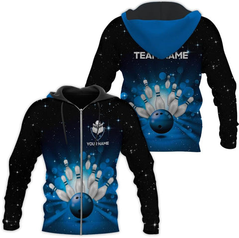 Pretyprints Personalized Bowling Shirt - Custom Bowling Gift for Women & Men