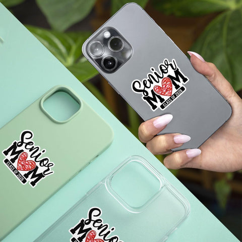 3Pcs Senior Mom Class of 2026 Sticker, Graduation Sticker, Class of 2026 Sticker, Grad Bumper Sticker Decal, Senior Mom Sticker, Senior Sticker - Stickers for Laptop Water Bottle Phone Car Helmet 3"