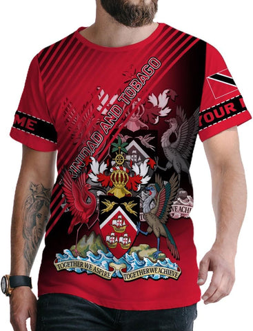 Rivelus Personalized Trinidad and Tobago Clothing 3D, Trinidad and Tobago Shirt, Trinidad Pride Gift T-Shirt S-5XL