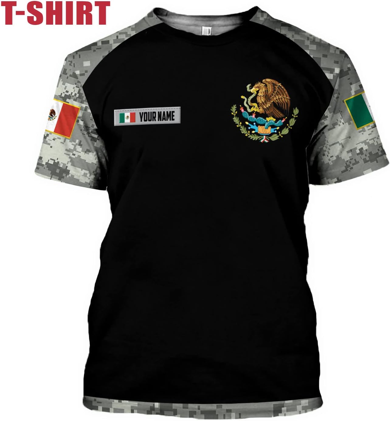 Personalized Camo Mexico Eagle Mexican Sudadera De Mexico Hombre Unisex Hoodie, T Shirt, Zip Up Hoodie, Sweatshirt for Men Women HD971