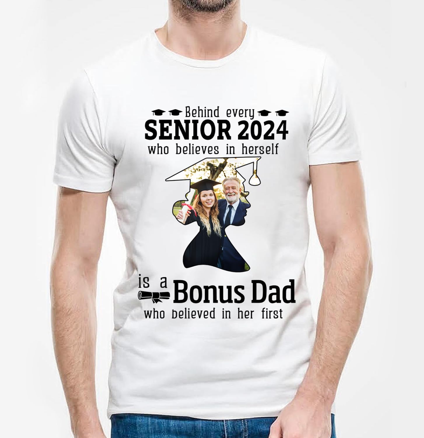 Personalized Graduation 2024 Shirt Proud Family of A Class of 2024 Graduate Class of 2024 Senior Class of 2024 Class of 2024