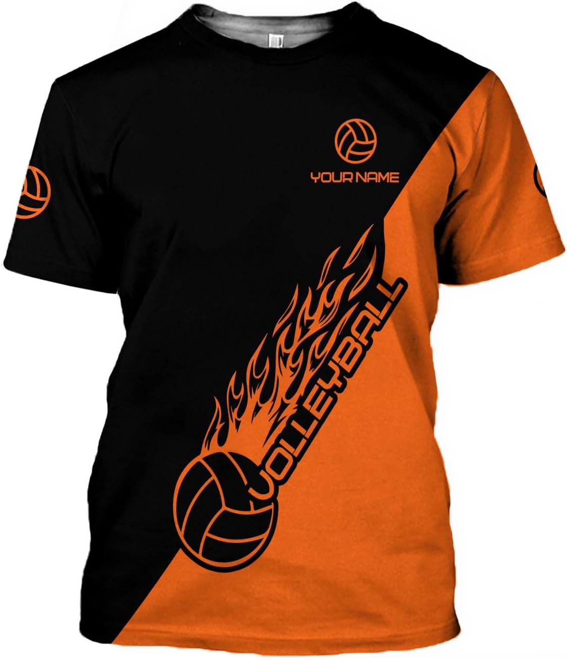 Custom Volleyball Shirts for Men, Volleyball T Shirts for Women, Personalized Name and Number Volleyball Player Clothes Gift