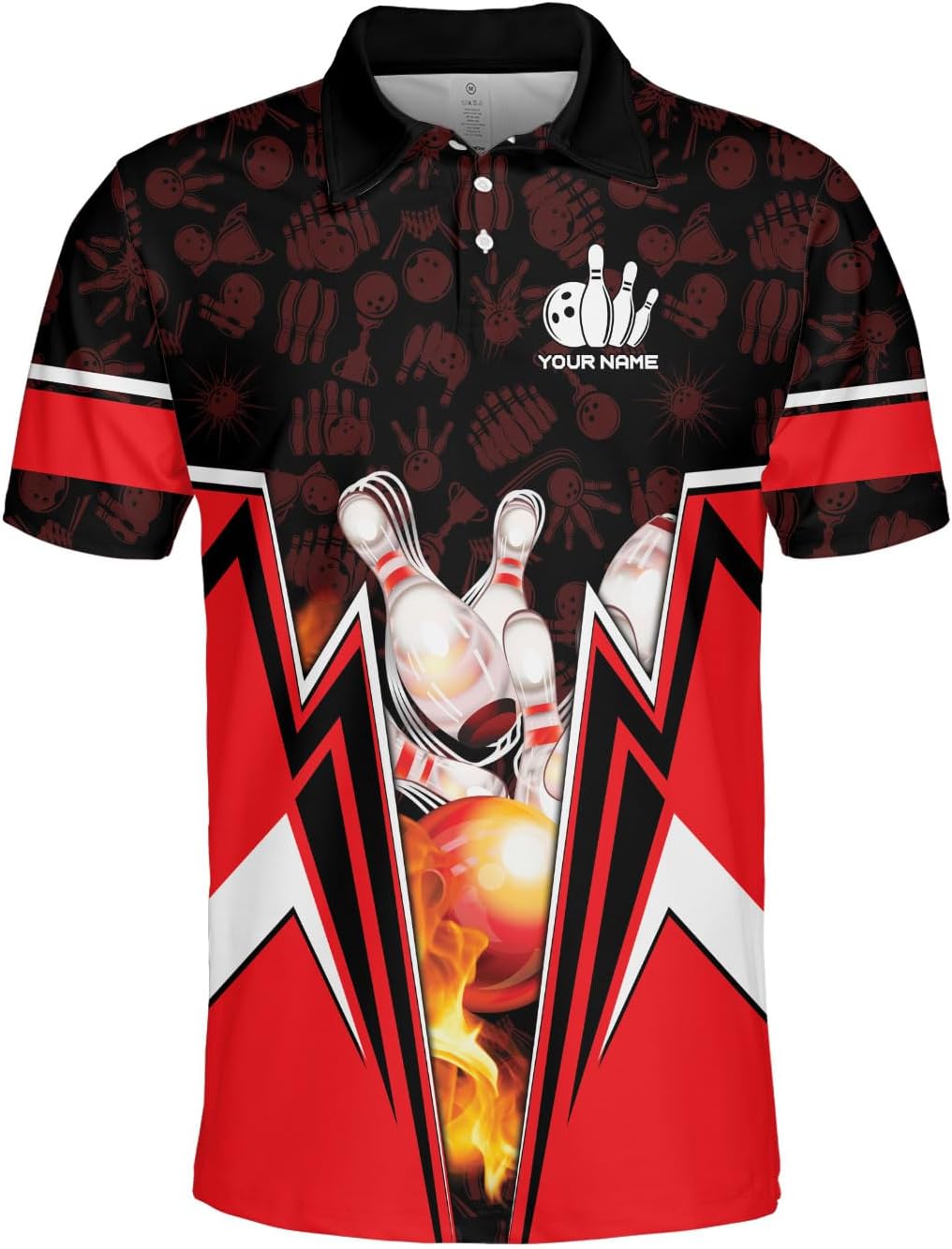 Custom Bowling Polo Shirt Personalized 3D Team Name Bowling Shirts for Men Women Jersey Unisex Bowler Short Sleeve Gift Tee