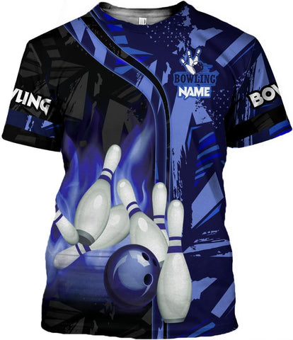 Intenprints Personalized Bowling Shirt Custom Bowling Shirts Bowling Gift Bowling Shirts for Women & Men Bowling Shirt Team