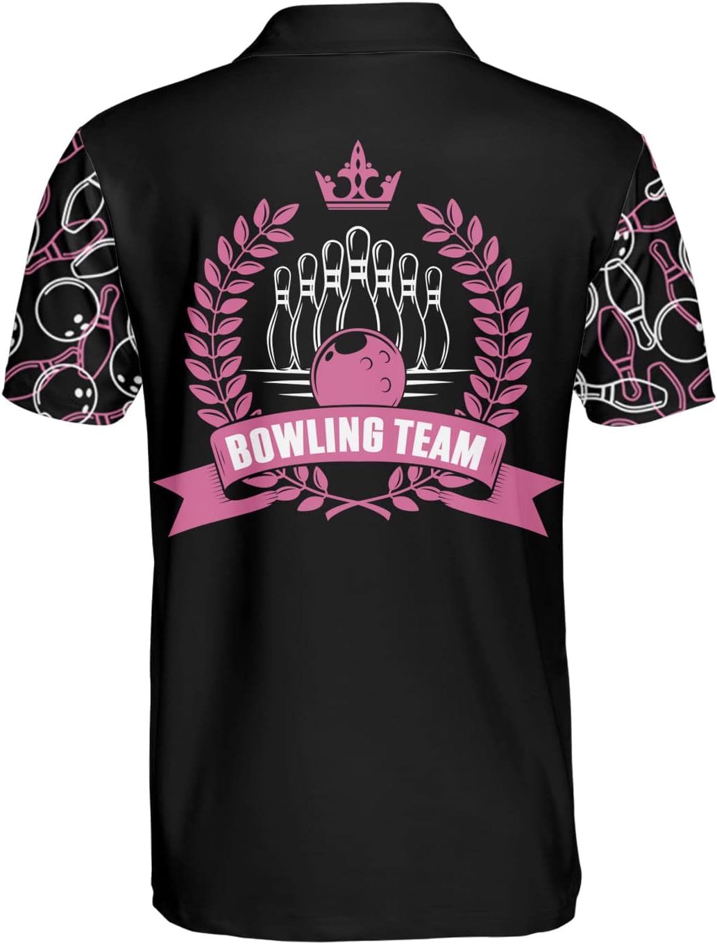 Personalized Name Bowling Polo Shirts 3D for Women, Bowling shirt, Bowling Shirts for Womens, Team Bowling Shirt Women1