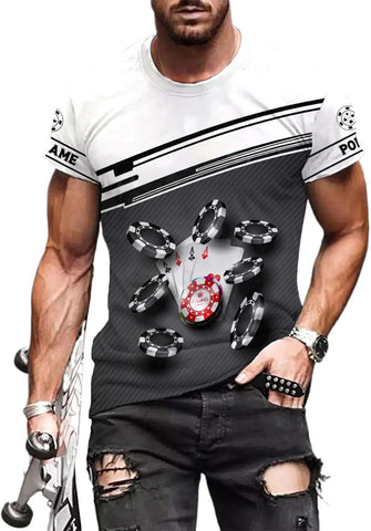 Royal Fight Personalized Poker Shirt 3D Funny Poker Shirt for Men Casino Poker Shirt Gifts Men Women Funny Poker Gift