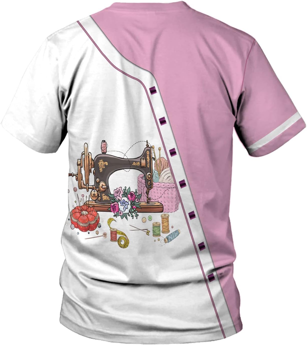 Personalized 3D Tailor Shirt Women, Tailor Gift for Sewing Lover, Tailor Shirt, Tailors Gifts, Sewing Tools Tshirt for Her
