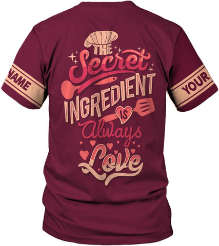 MAPrints Personalized Chef Shirt 3D All Over Printing for Men Women, Shirt Gifts for Chef Lover, Chef Camisas, Cocinero Shirt