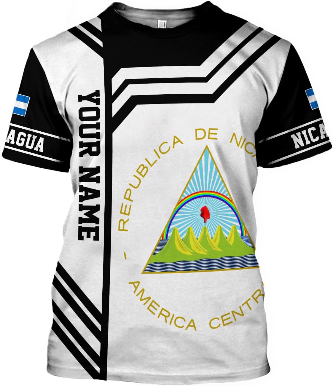 Personalized Nicaragua Shirt Custom Nicaragua Flag Lion Shirt for Men & Women Nicaraguan Camisas T-Shirt, Nicaragua Tshirt
