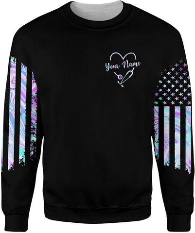 MoonArt Personalized Name Nurse Shirt Nurse Gifts Nurse Graduation Gift Funny Nurse T-Shirt Gift Nursing Emergency Shirts