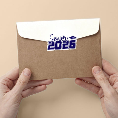 3 Pcs Senior 2026 Sticker, Class of 2026 Sticker, 2026 Senior Stickers, Graduation 2026 Stickers for Laptop Water Bottle Phone Car Window Helmet Vinyl Decal 3 Inches (Senior 2026)