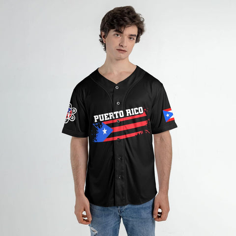 Personalized Puerto Rico Baseball Shirt,Customized Team Name Puerto Rican Baseball Jersey for Men,Women S-5XL