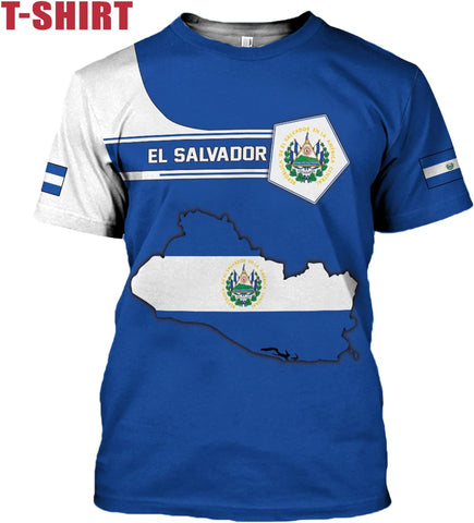 Personalized El Salvador Shirt Custom Camiseta de El Salvador Flag Shirt Men, Women Salvadorans Pride El Salvadoreña Gift